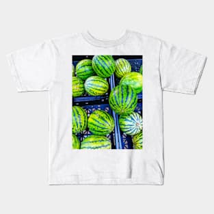 Ripe Green Watermelons Photo Kids T-Shirt